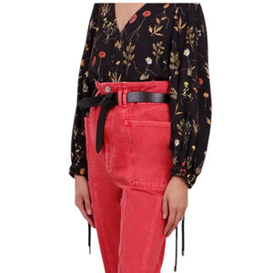 ISABEL MARANT
ETOILE TESS TAPERED JEANS | RED in Sz 38